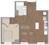 A4 Floor Plan A4 Floor Plan at The George, Wheaton, 20902